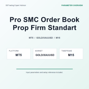 Pro SMC Order Book Prop Firm Standart MT5 Expert Advisor cover