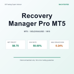 Recovery Manager Pro MT5 MT5 Expert Advisor cover