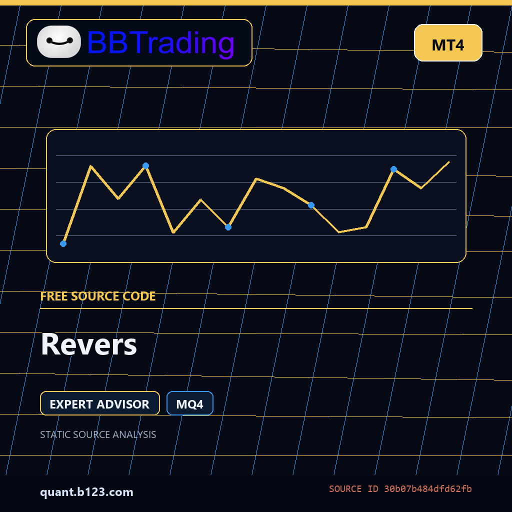 revers-bbtrading-source-cover Revers MT4 EA source code download cover