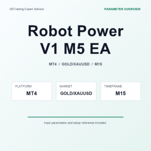 Robot Power V1 M5 EA MT4 Expert Advisor cover