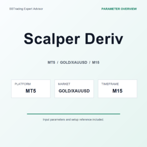 Scalper Deriv MT5 Expert Advisor cover