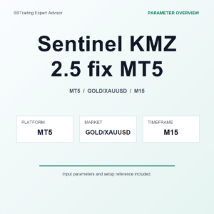 Sentinel KMZ 2.5 fix MT5 MT5 Expert Advisor cover