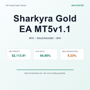 Sharkyra Gold EA MT5v1.1 MT5 Expert Advisor cover