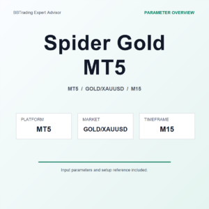Spider Gold MT5 MT5 Expert Advisor cover