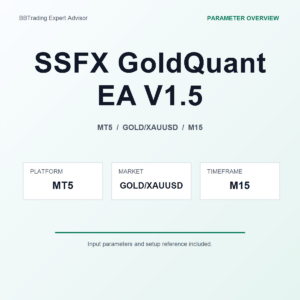 SSFX GoldQuant EA V1.5 MT5 Expert Advisor cover