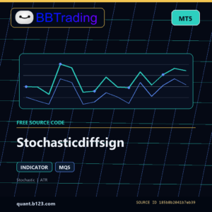 Stochasticdiffsign MT5 indicator source code download cover