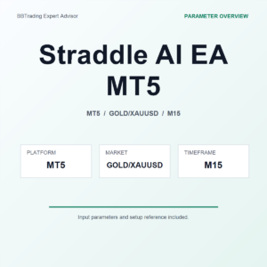 Straddle AI EA MT5 MT5 Expert Advisor cover