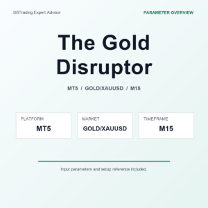 The Gold Disruptor MT5 Expert Advisor cover
