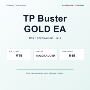 TP Buster GOLD EA MT5 Expert Advisor cover