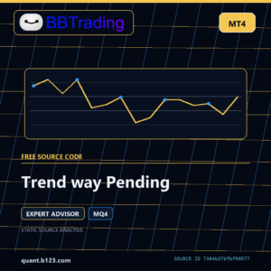 Trend way Pending MT4 EA source code download cover