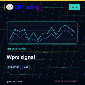 Wprsisignal MT5 indicator source code download cover
