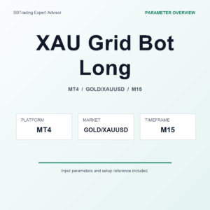 XAU Grid Bot Long MT4 Expert Advisor cover