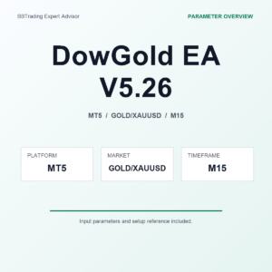 DowGold EA V5.26 MT5 Expert Advisor cover