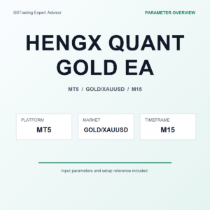 HENGX QUANT GOLD EA MT5 Expert Advisor cover