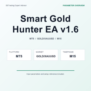 Smart Gold Hunter EA v1.6 MT5 Expert Advisor cover