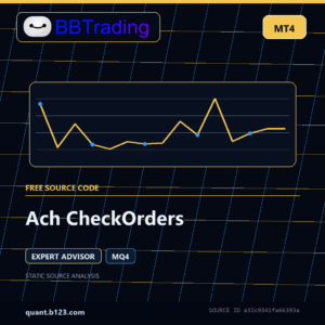 Ach CheckOrders MT4 EA source code download cover