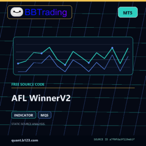AFL WinnerV2 MT5 indicator source code download cover
