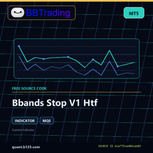 Bbands Stop V1 Htf MT5 indicator source code download cover