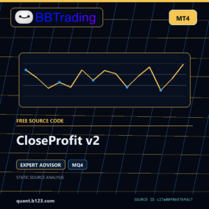 CloseProfit v2 MT4 EA source code download cover