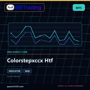 Colorstepxccx Htf MT5 indicator source code download cover
