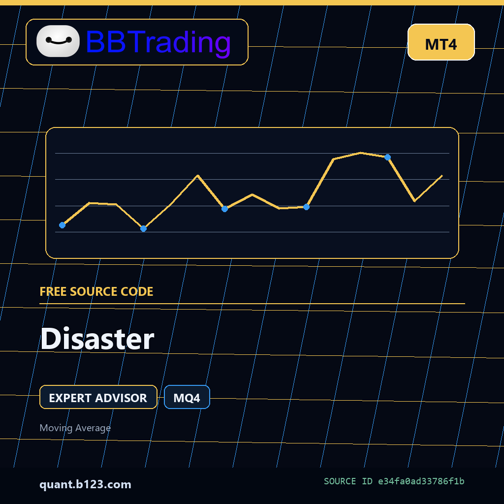 disaster-bbtrading-source-cover Disaster MT4 EA source code download cover