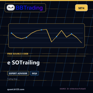 e SOTrailing MT4 EA source code download cover
