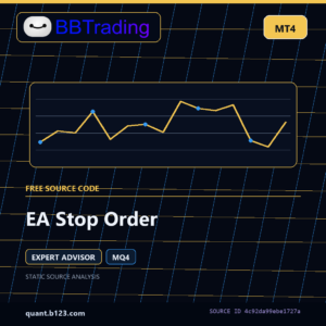 EA Stop Order MT4 EA source code download cover