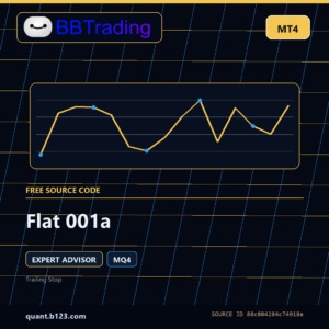 Flat 001a MT4 EA source code download cover