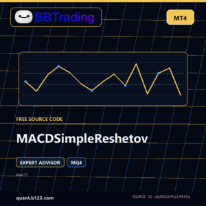 MACDSimpleReshetov MT4 EA source code download cover