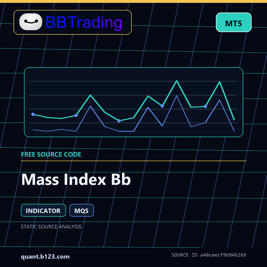 mass-index-bb-bbtrading-source-cover Mass Index Bb MT5 indicator source code download cover