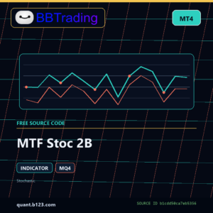 MTF Stoc 2B MT4 indicator source code download cover