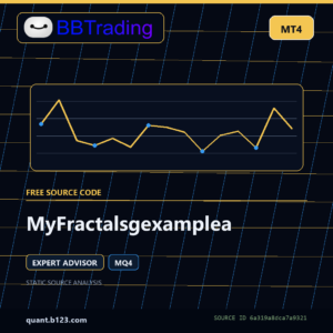MyFractalsgexamplea MT4 EA source code download cover