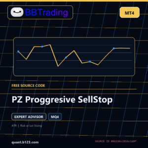 PZ Proggresive SellStop MT4 EA source code download cover