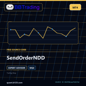 SendOrderNDD MT4 EA source code download cover