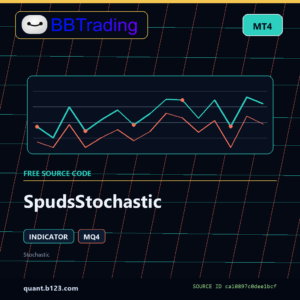 SpudsStochastic MT4 indicator source code download cover