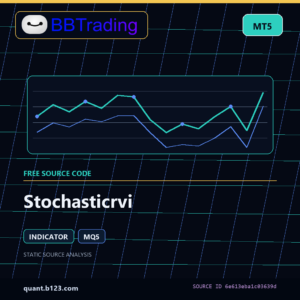 Stochasticrvi MT5 indicator source code download cover