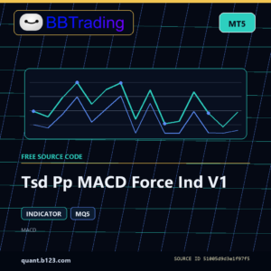 Tsd Pp MACD Force Ind V1 MT5 indicator source code download cover