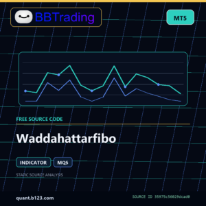 Waddahattarfibo MT5 indicator source code download cover